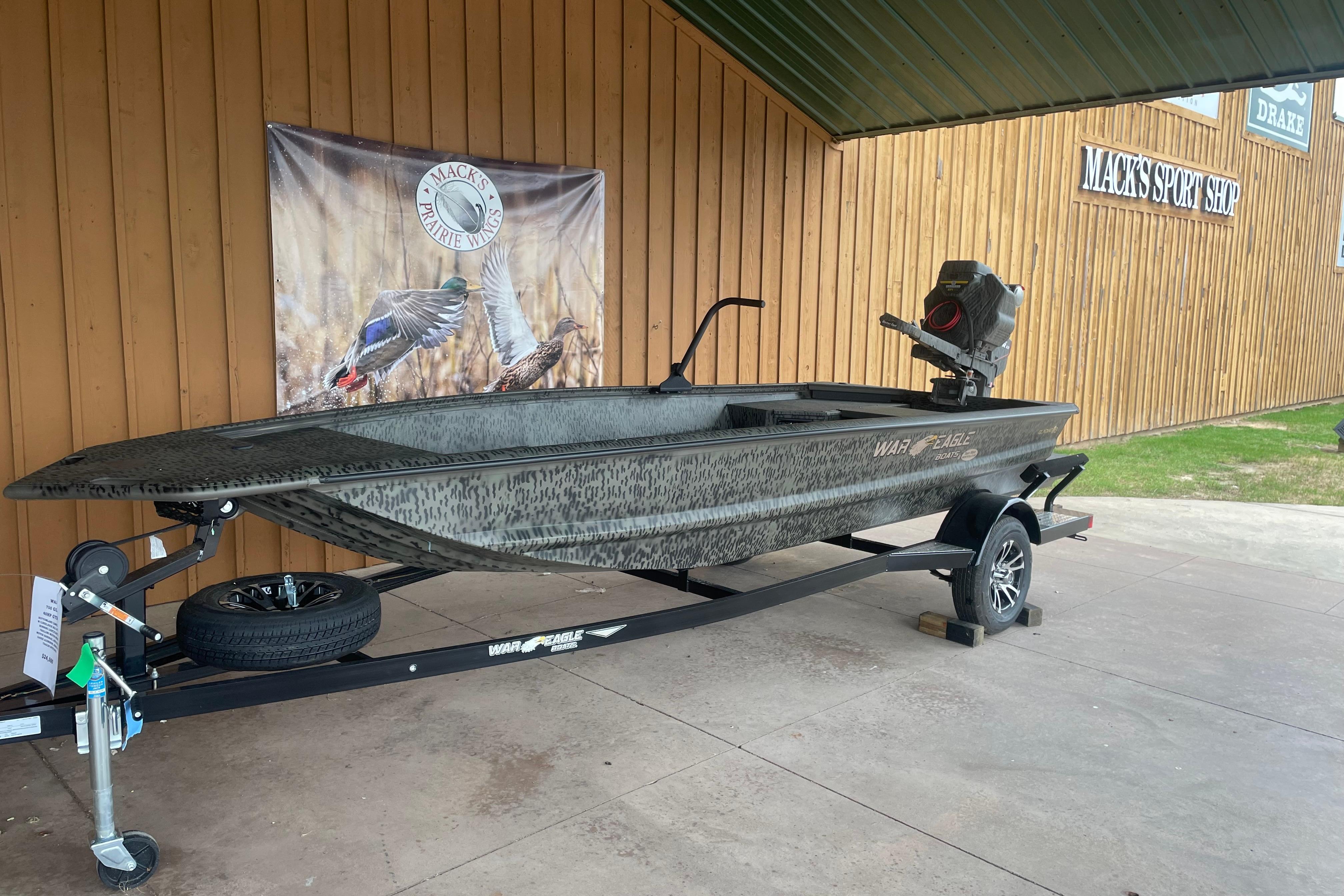 2026 War Eagle 750 Gladiator jon boat for sale